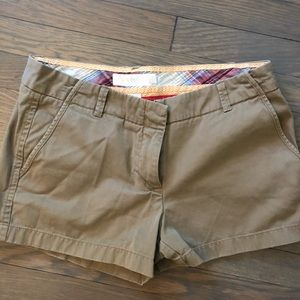J Crew Chino Shorts, Khaki - Sz8 - Great Condition
